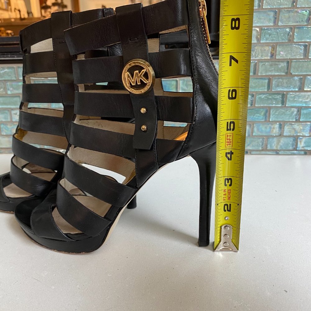 Michael Kors Black Strappy Heels - Picture 7 of 8